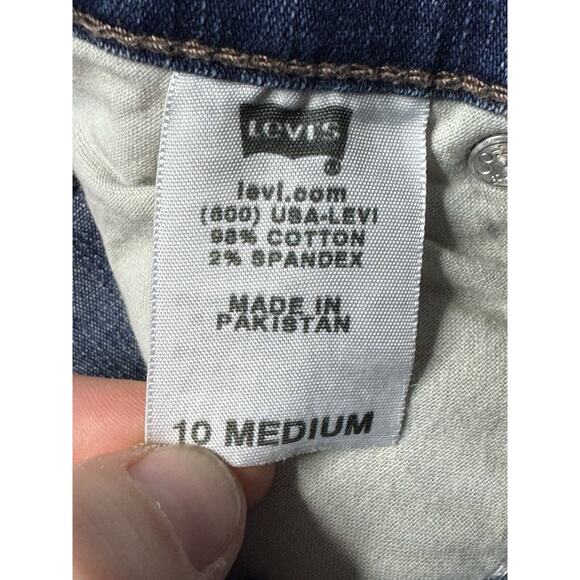 Levi's 512 Women's Perfectly Slimming Bootcut Blue Jeans - Size 10M (30x30.5) - Picture 7 of 7